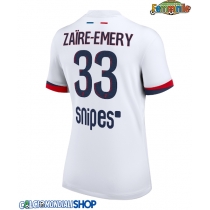 Maglie da calcio Paris Saint-Germain Warren Zaire-Emery #33 Seconda Maglia Femminile 2025-26 Manica Corta